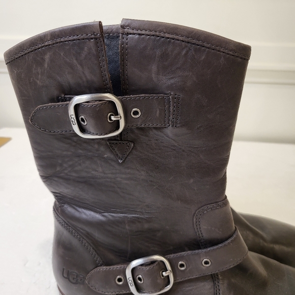 UGG women's leather boots - Picture 4 of 16